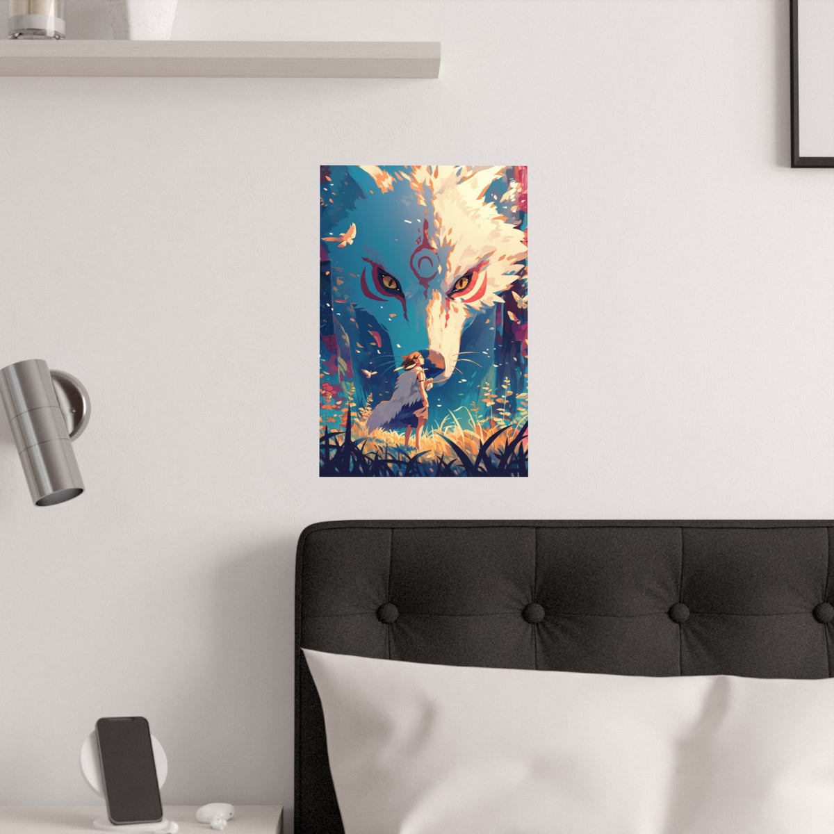 Princess Mononoke Fox 3 Anime Poster