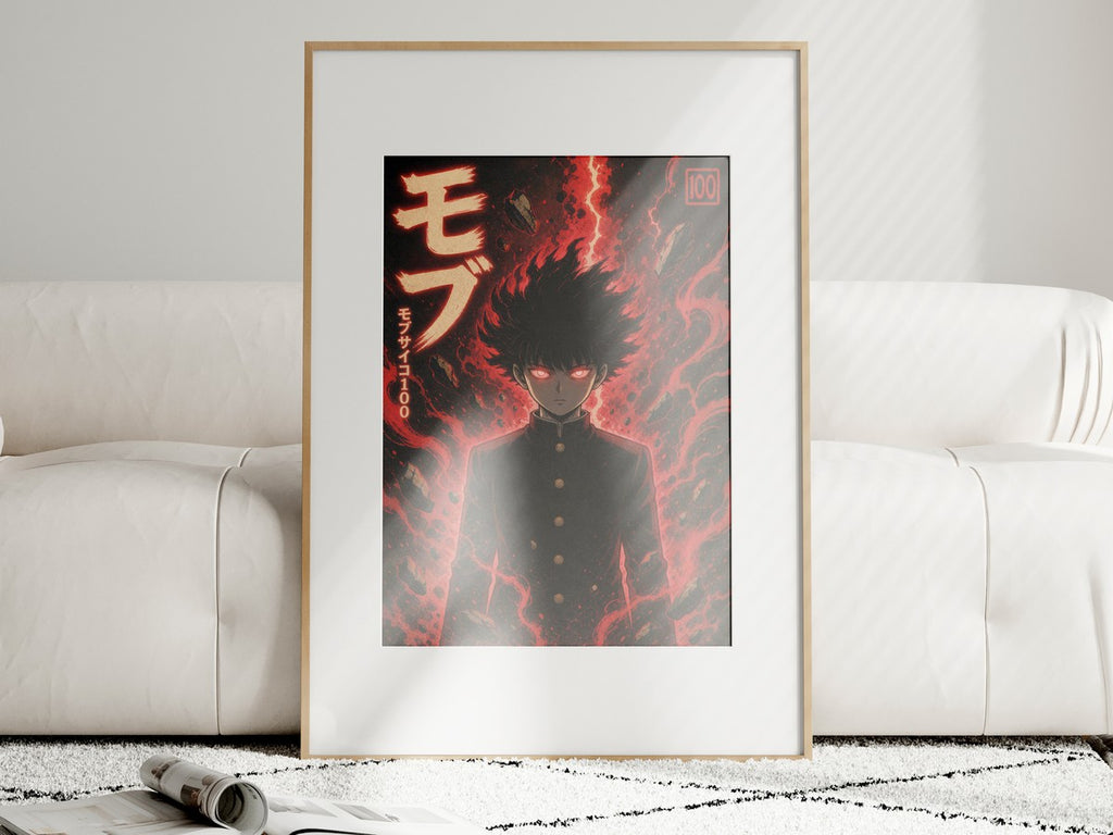 Mob Psycho 100 Mob01 100Percent Dark Pop Anime Poster