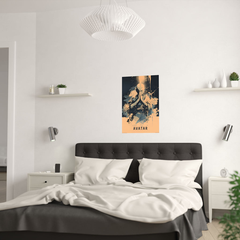 Avatar The Last Airbender aang Avatar Anime Poster