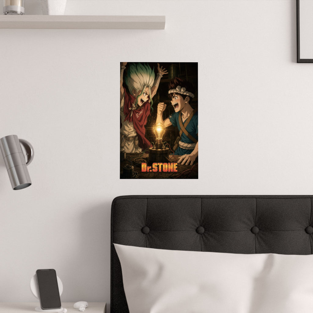 Dr. Stone P20 Senku Chrome Joy Anime Poster