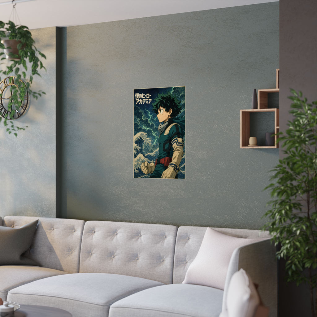 My Hero Academia G6 Deku Ukiyoe Anime Poster