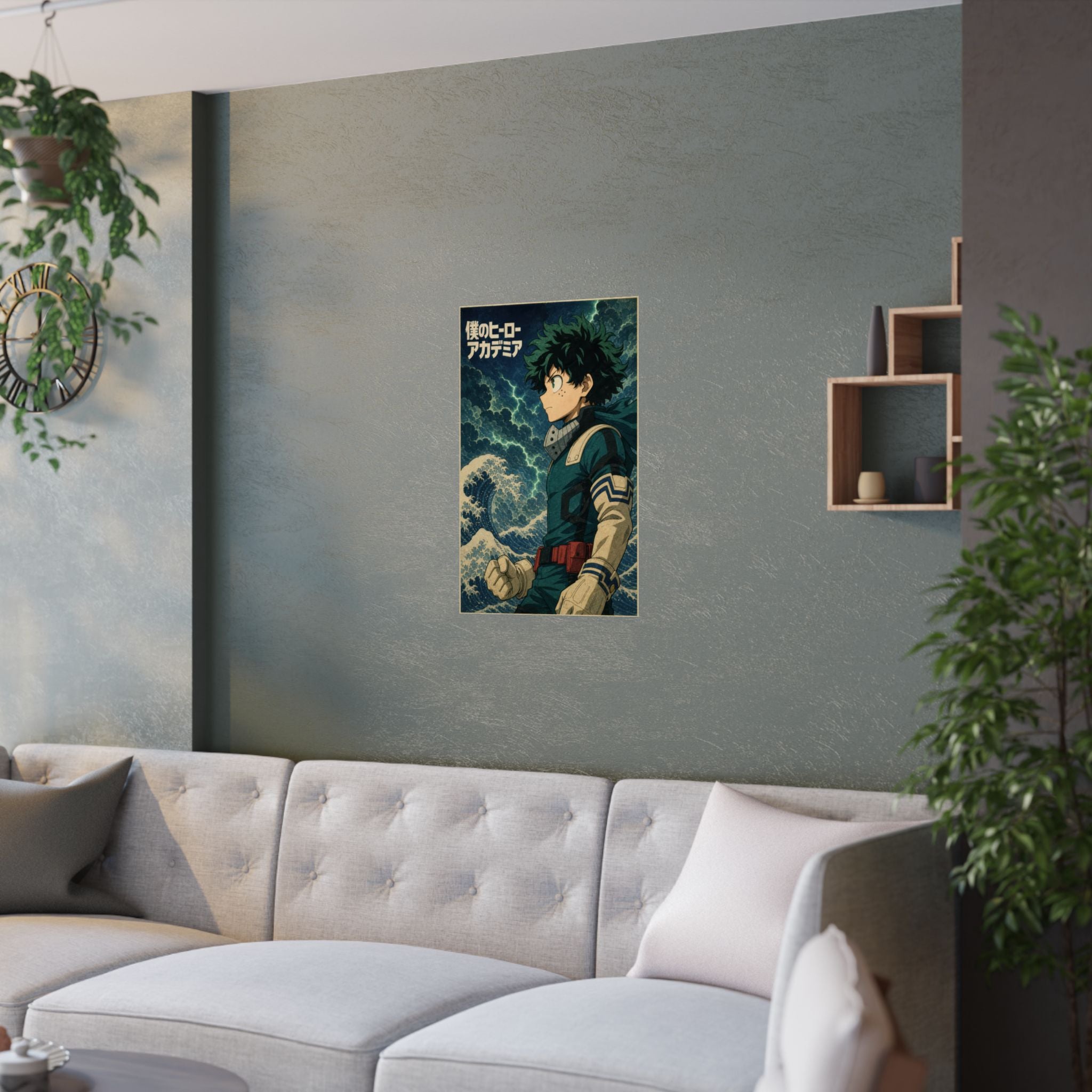My Hero Academia G6 Deku Ukiyoe Anime Poster