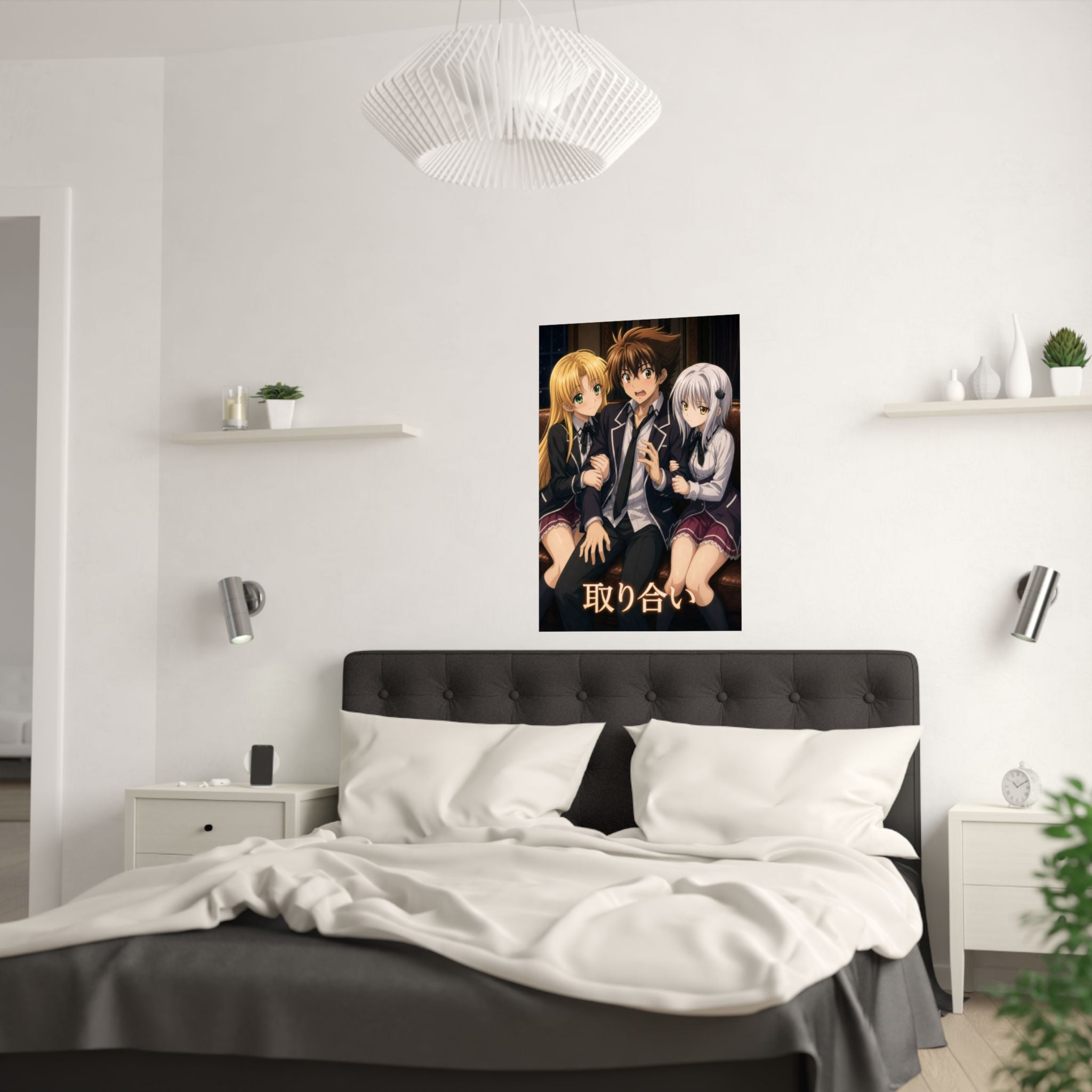 High School DxD P08 Issei Asia Koneko Affection Anime Poster