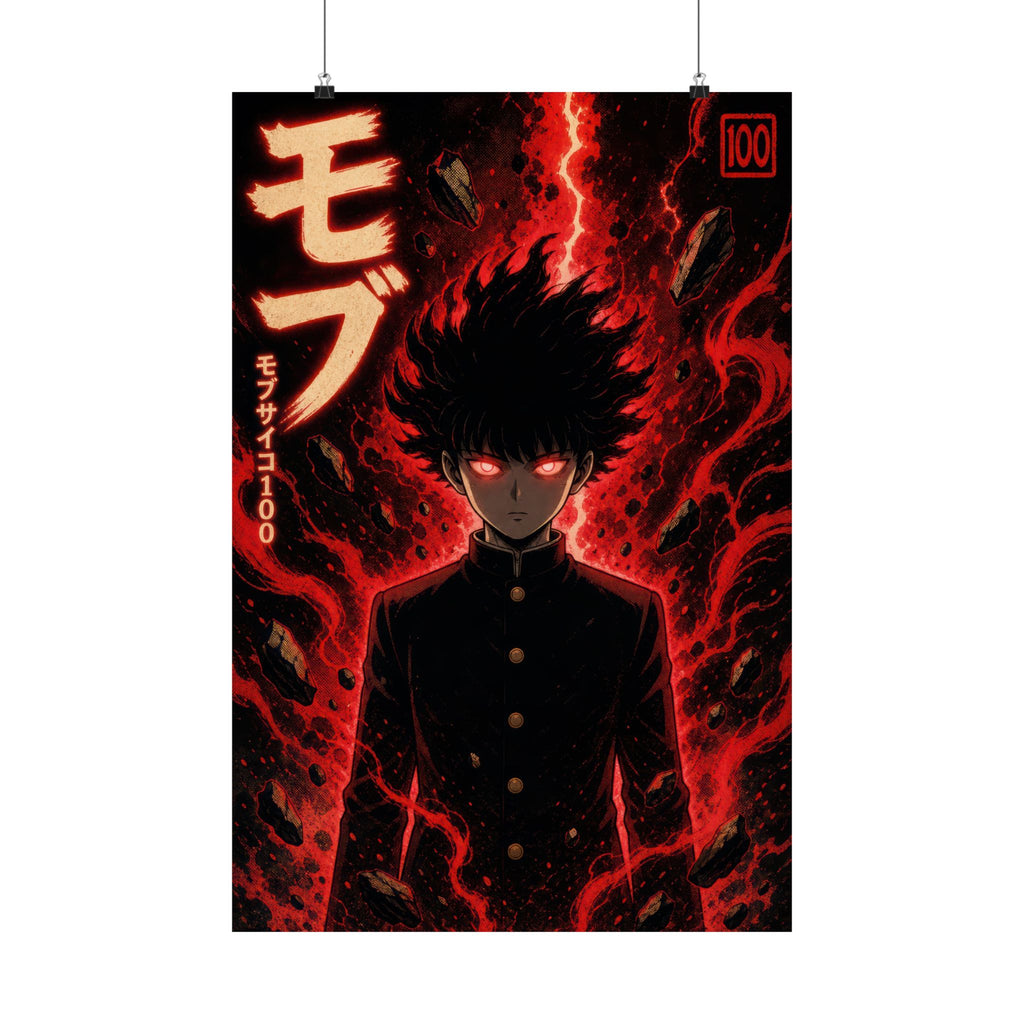 Mob Psycho 100 Mob01 100Percent Dark Pop Anime Poster