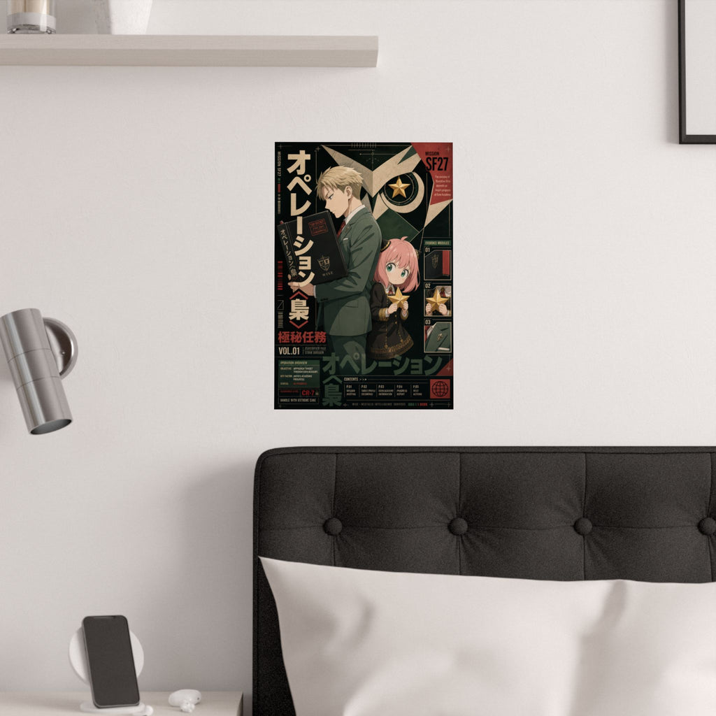Operation Spy x Family Anime Poster Operation Strix Loid Anya Wall Art