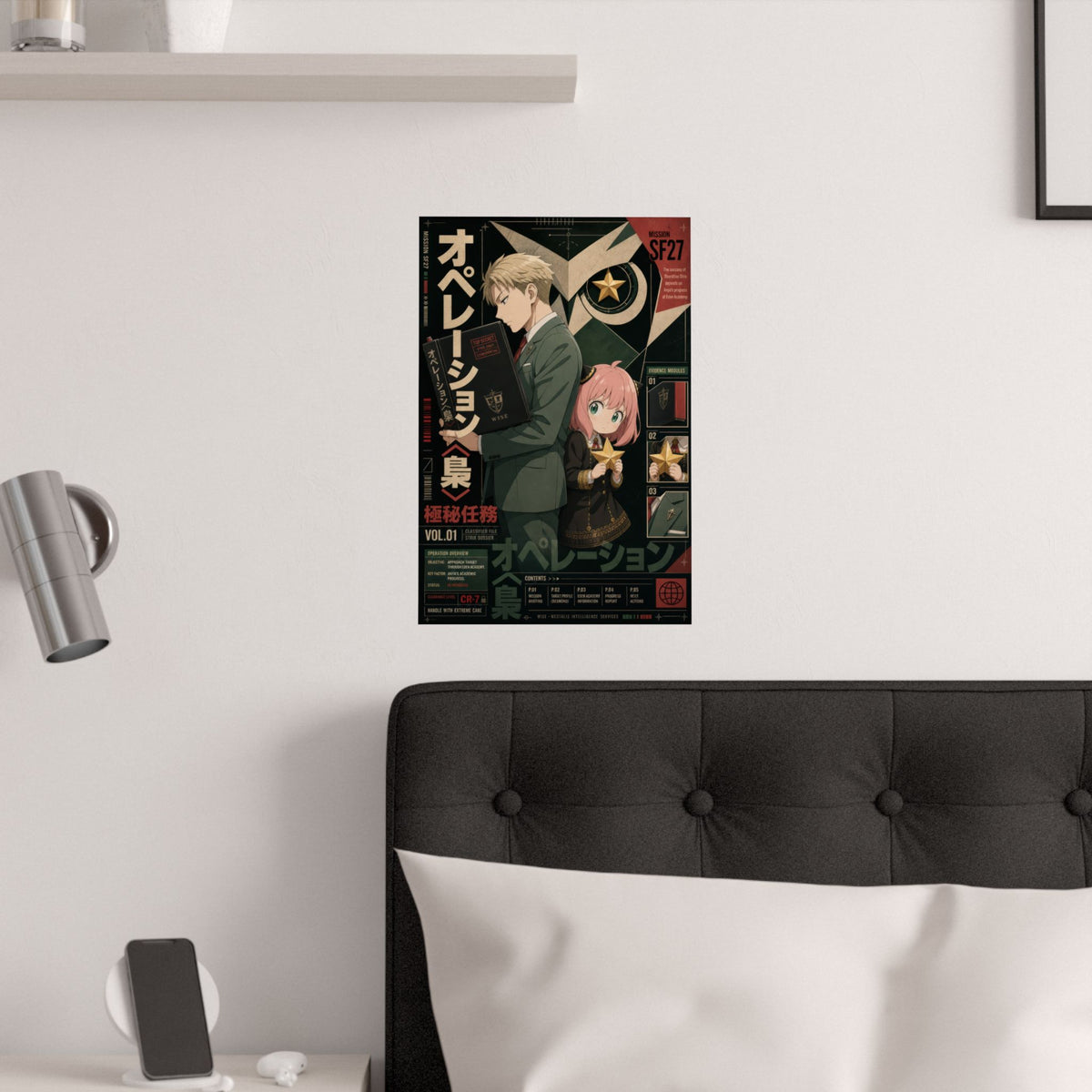 Operation Spy x Family Anime Poster Operation Strix Loid Anya Wall Art