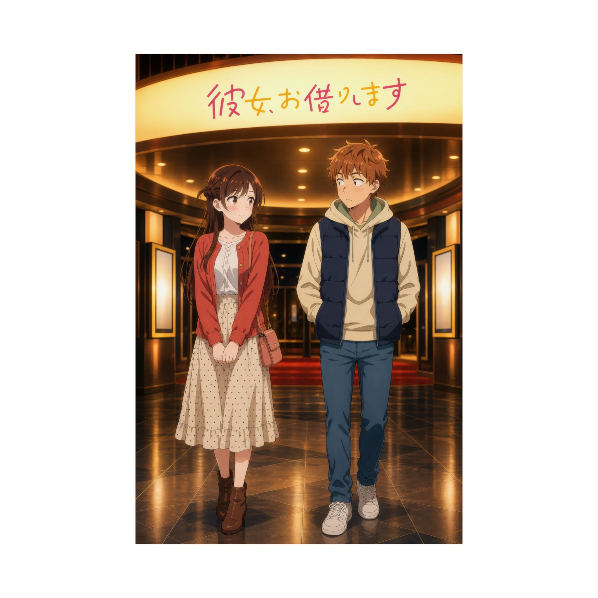 Rent a Girlfriend G4 Movie Date Anime Poster