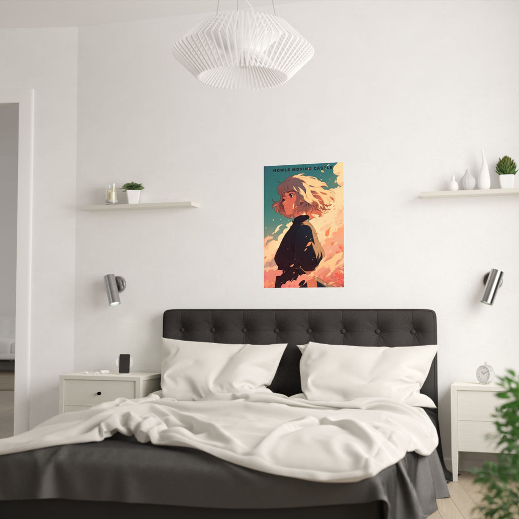 Howls Moving Castle Sophie Anime Poster