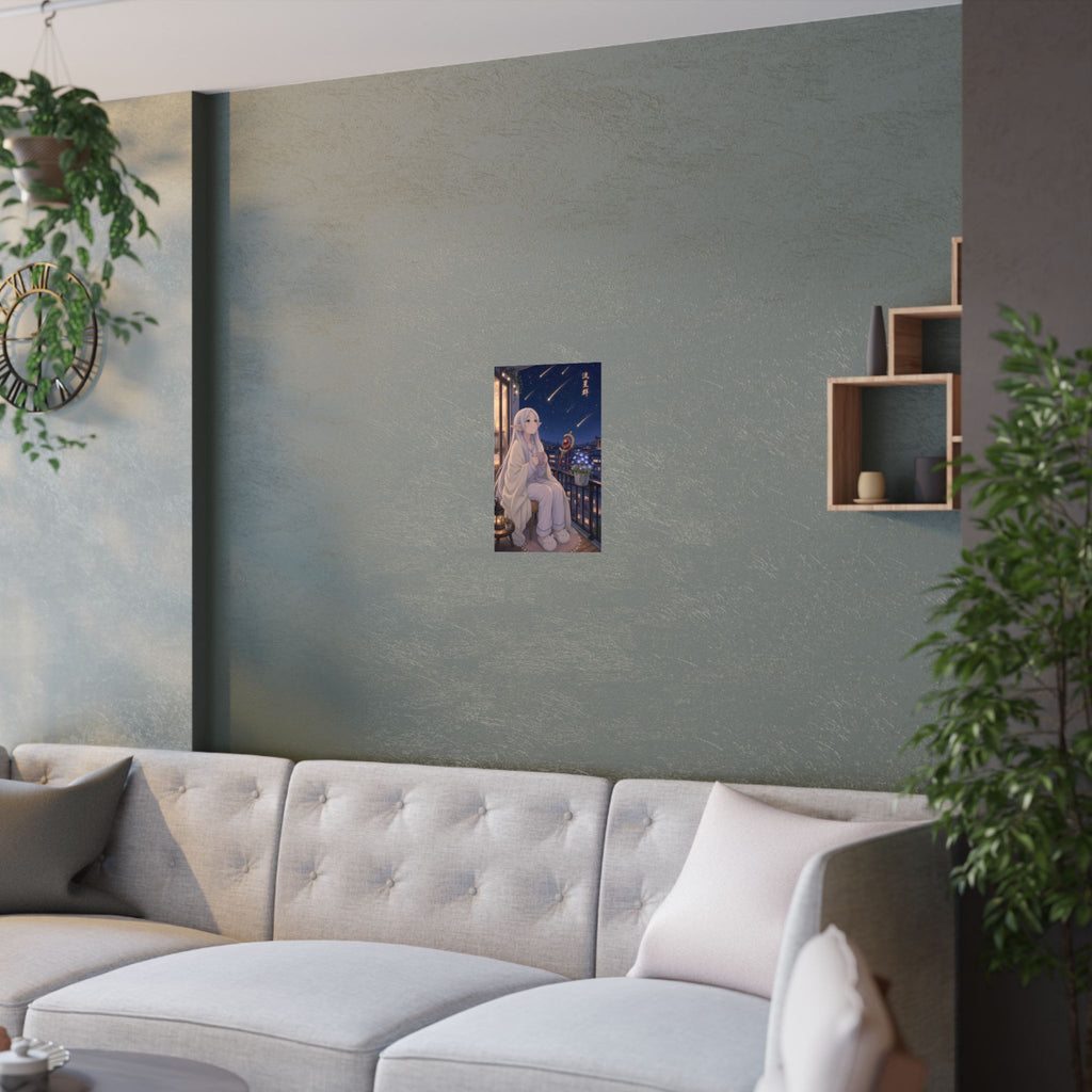 Frieren Fr40 Meteors Balcony Anime Poster