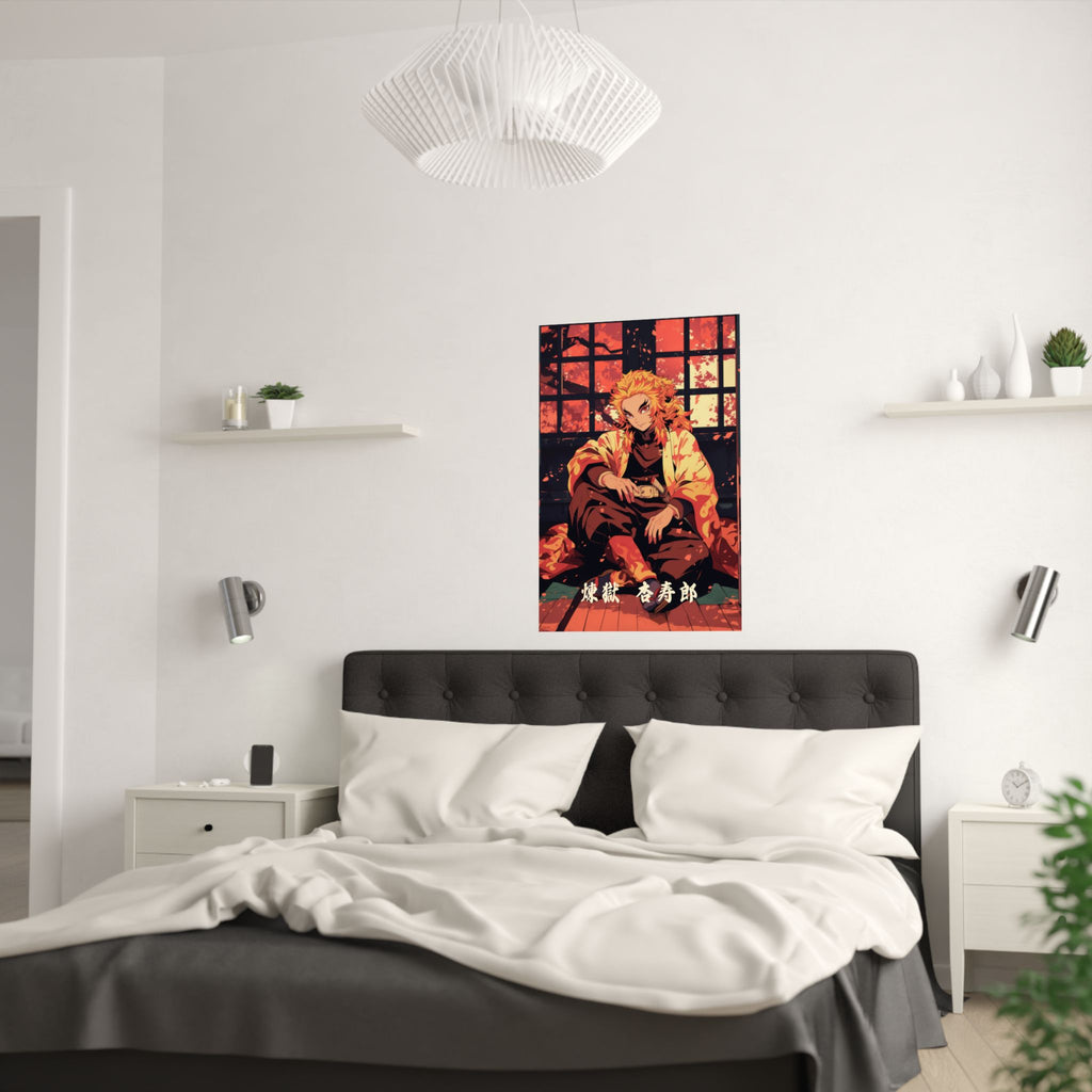 Demon Slayer Rengoku Fire Anime Poster