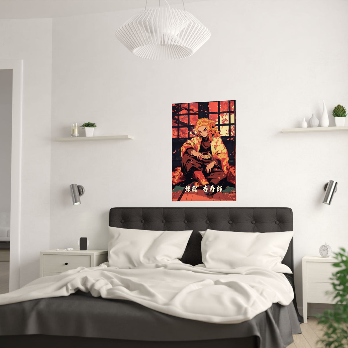 Demon Slayer Rengoku Fire Anime Poster