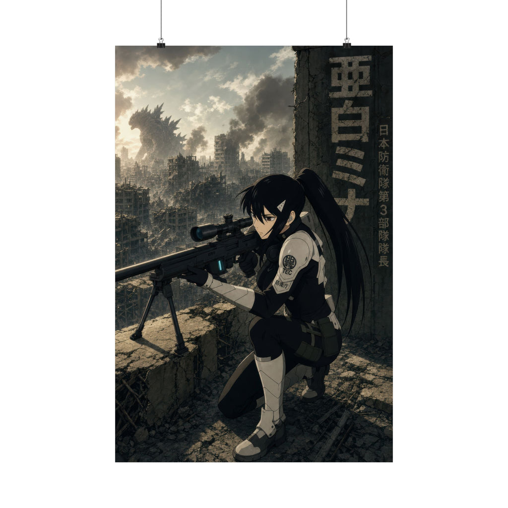 Kaiju No. 8 Kj8 P02 Mina Supported Artillery Anime Native Type Anime Poster