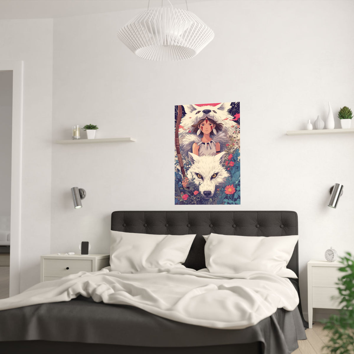 Princess Mononoke Fox 6 Anime Poster