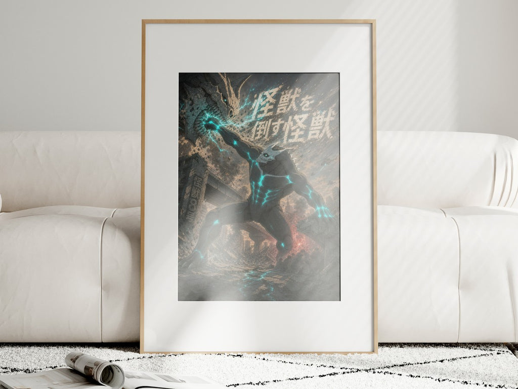 Kaiju No. 8 Kj8 C04 Kaiju8 Hero Monster Rescue Anime Key Art Anime Poster