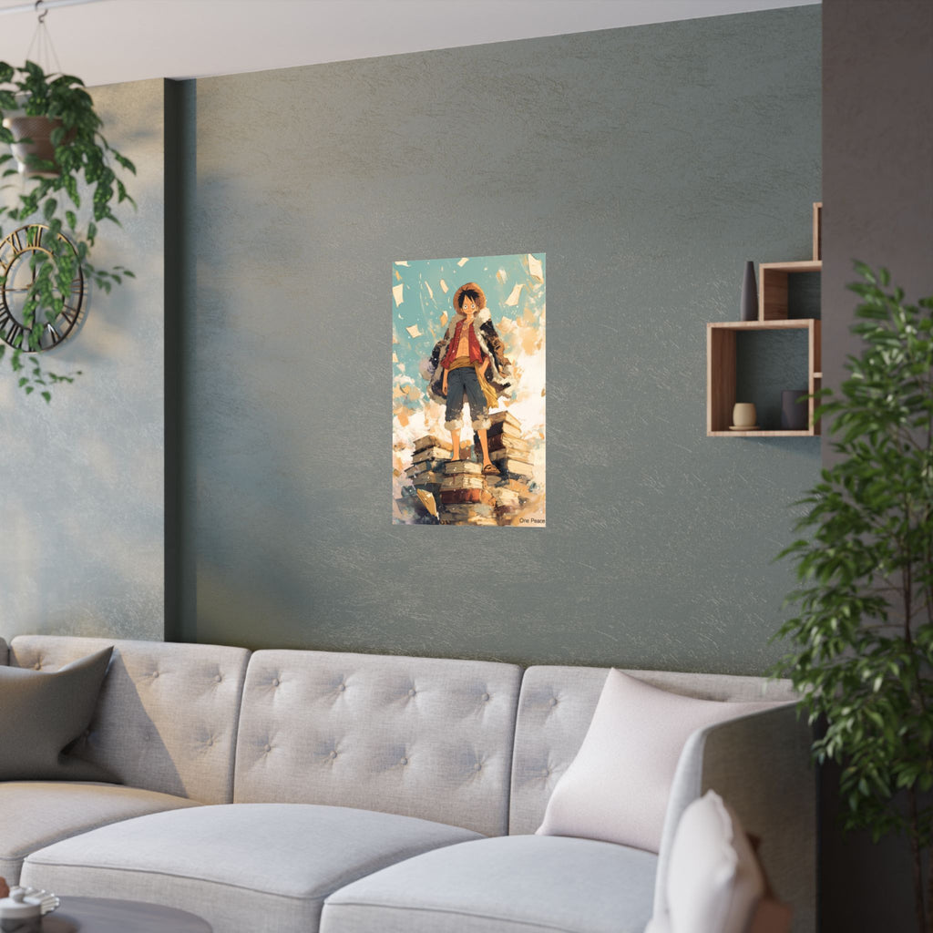 One Piece Luffy Books Anime Poster