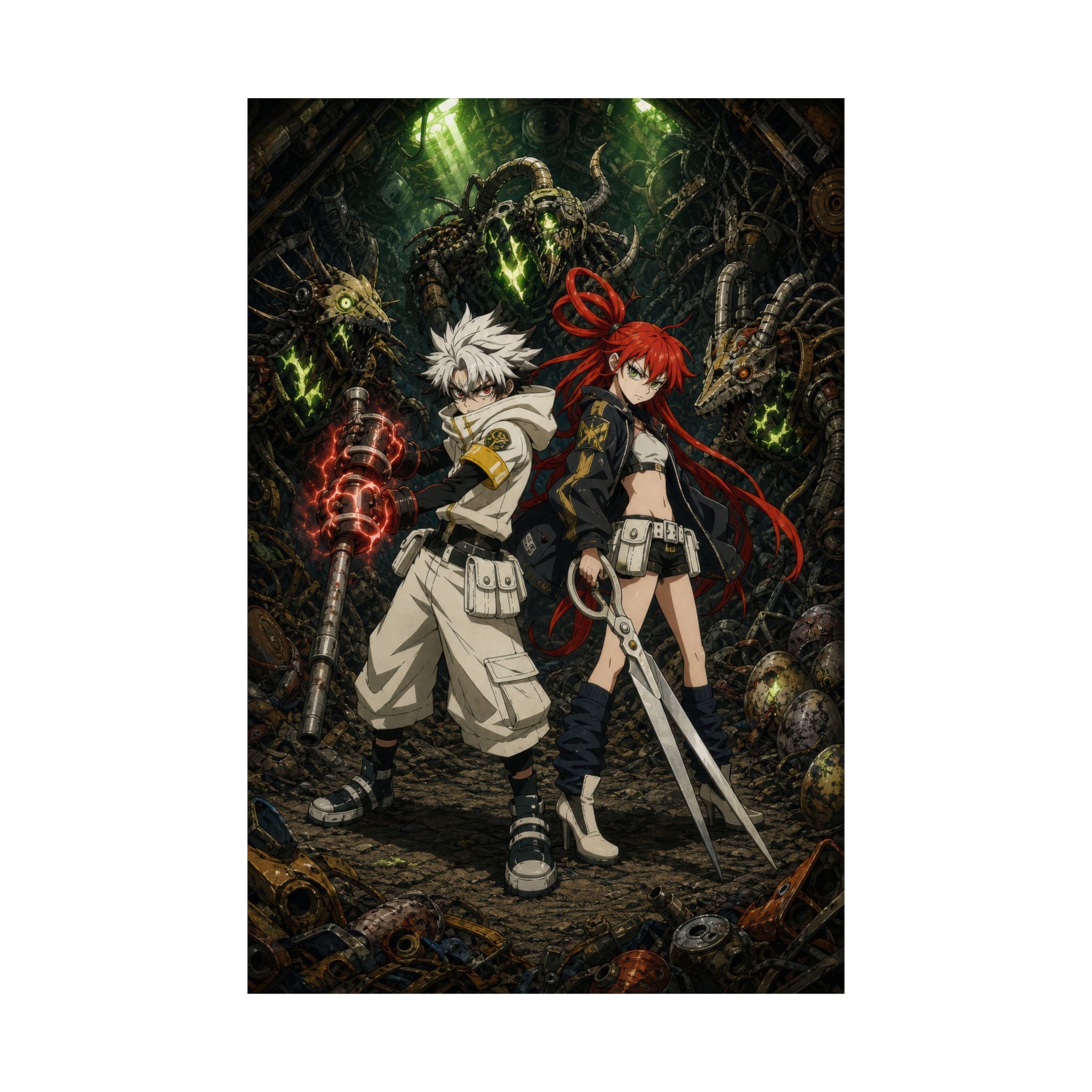 Gachiakuta Gk17 Rudo Riyo Battle Beast Nest Anime Key Visual Anime Poster
