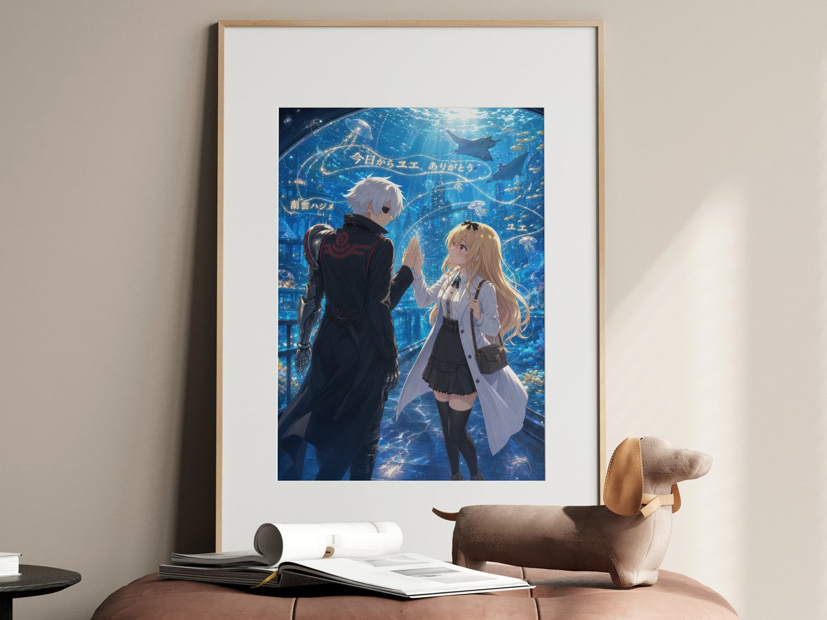 Arifureta Romance Plus Hajime Yue Aquarium Anime Poster