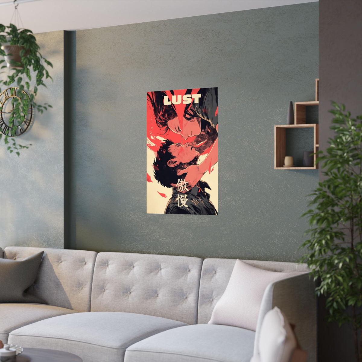Lust - Man and Woman Anime Poster