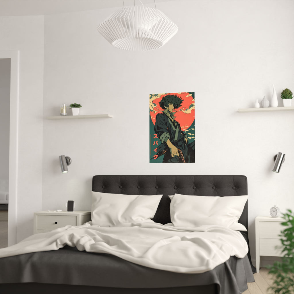 Cowboy Bebop Spike Spiegel Anime Poster