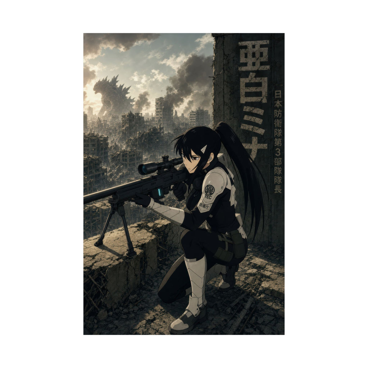 Kaiju No. 8 Kj8 P02 Mina Supported Artillery Anime Native Type Anime Poster