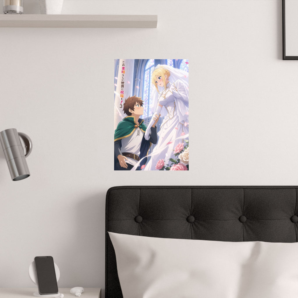 KonoSuba Romantic Duos R11 Darkness Kazuma Altar Anime Poster