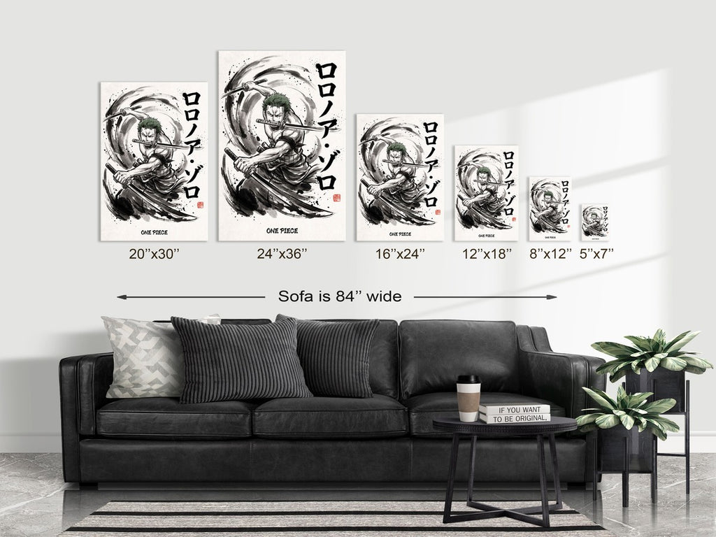 One Piece Zoro V1 Anime Poster