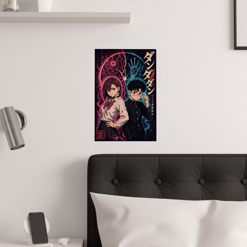 Dandadan Ddd01 Momo Okarun Dark Pop Anime Poster