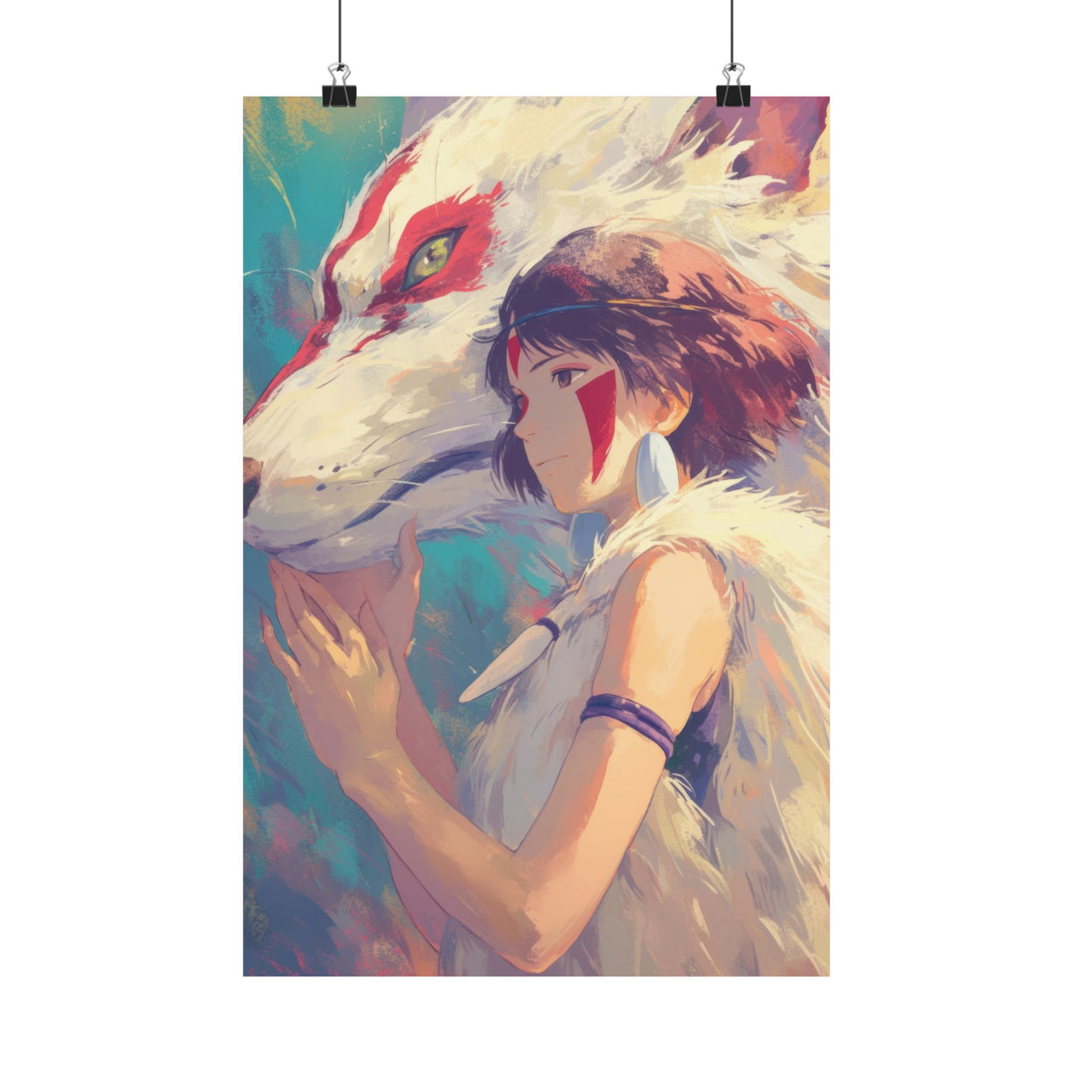 Princess Mononoke Fox 5 Anime Poster