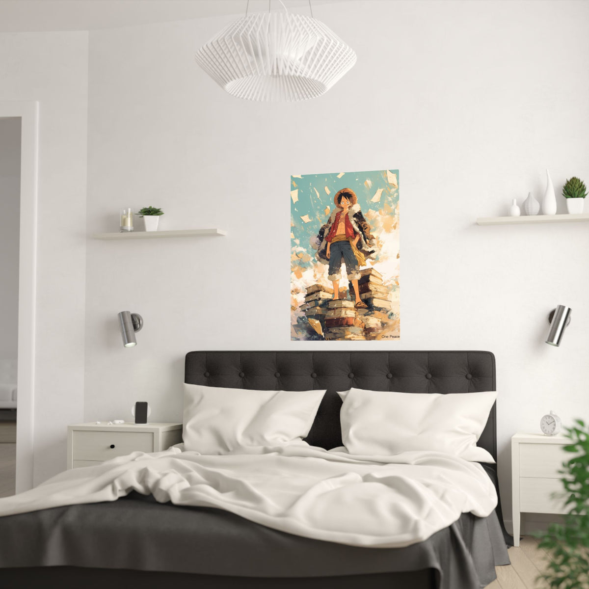One Piece Luffy Books Anime Poster