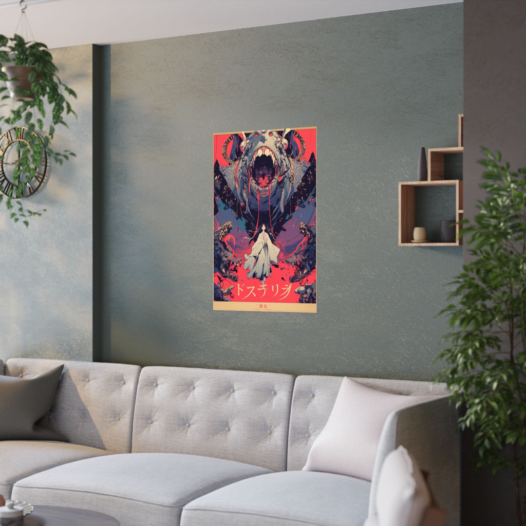 Gluttony - Woman Monster Anime Poster
