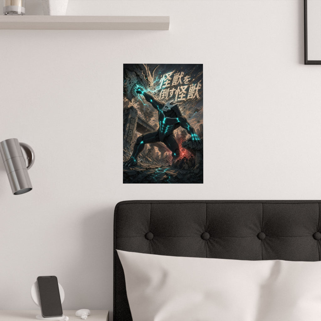 Kaiju No. 8 Kj8 C04 Kaiju8 Hero Monster Rescue Anime Key Art Anime Poster