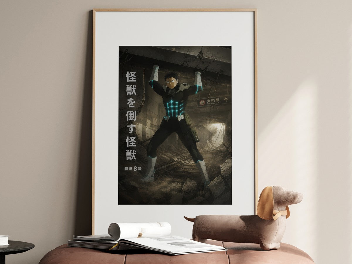 Kaiju No. 8 New30 N03 Subway Rescue Anime Poster