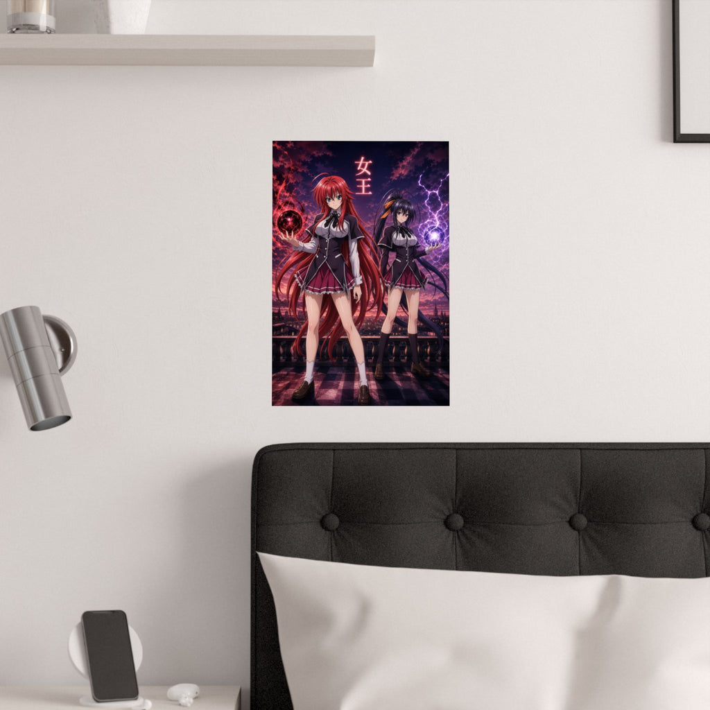High School DxD P09 Rias Akeno Command Anime Poster