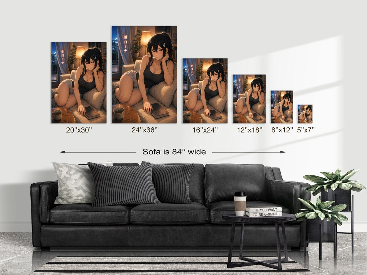 Kaiju No. 8 Kj8 S04 Mina Sleepy Couch Master Locked Anime Poster