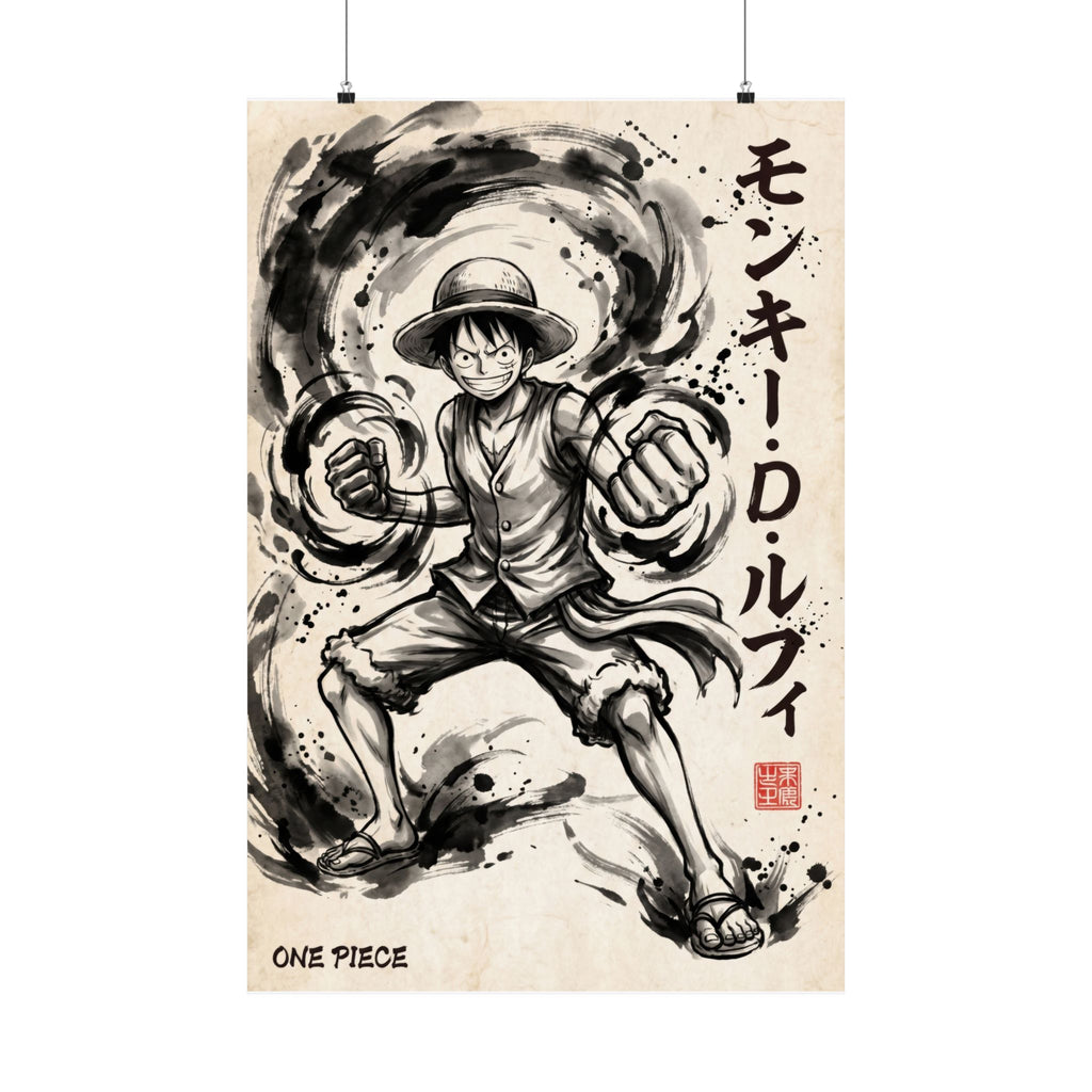 One Piece Luffy V1 Anime Poster