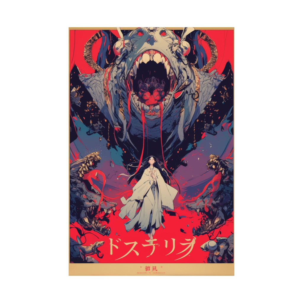Gluttony - Woman Monster Anime Poster