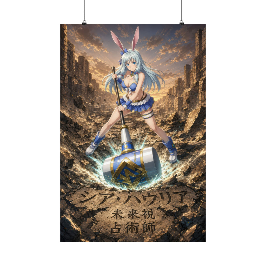 Arifureta Shea Hammer Impact Physical Power Anime Poster