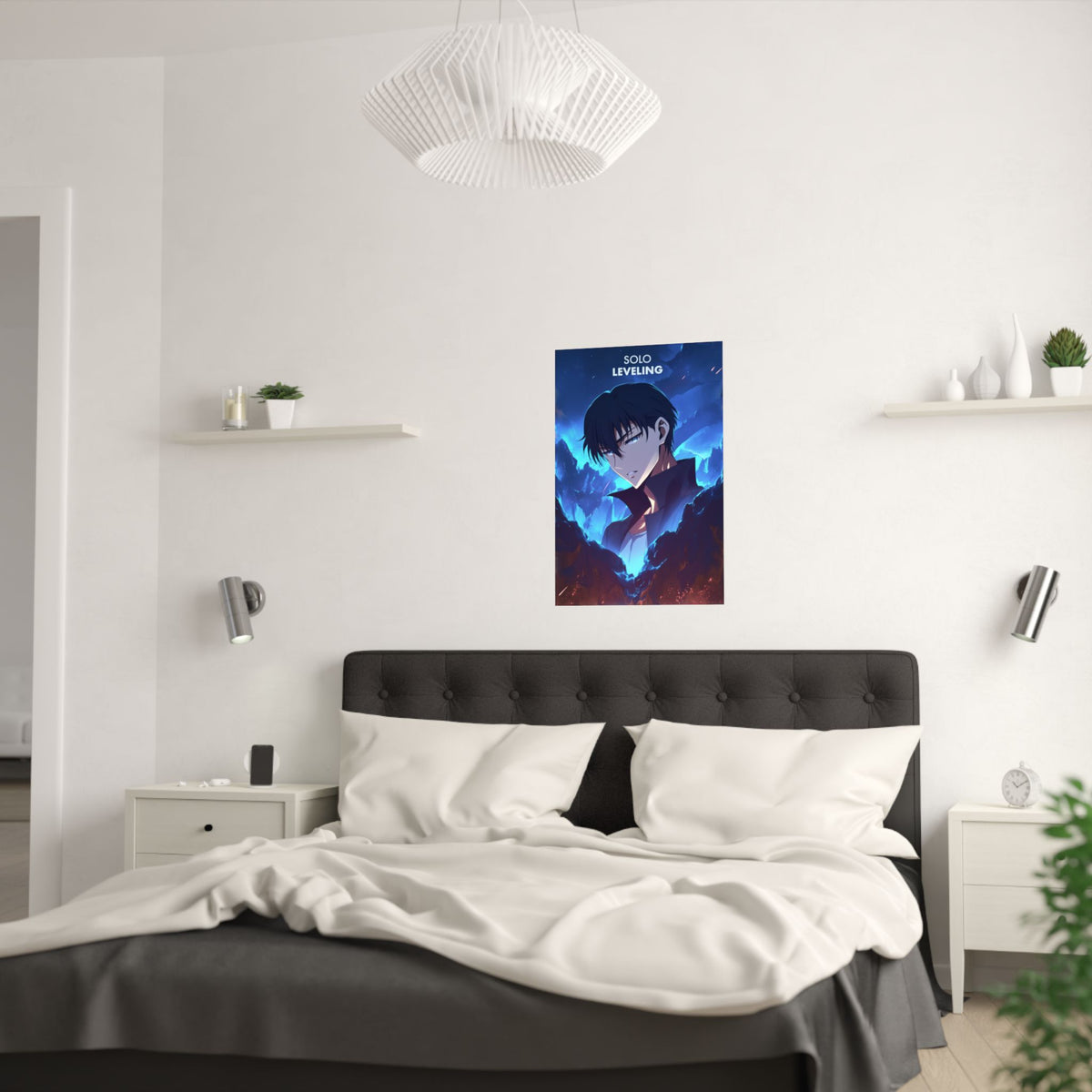 Solo Leveling Jinwoo Anime Poster