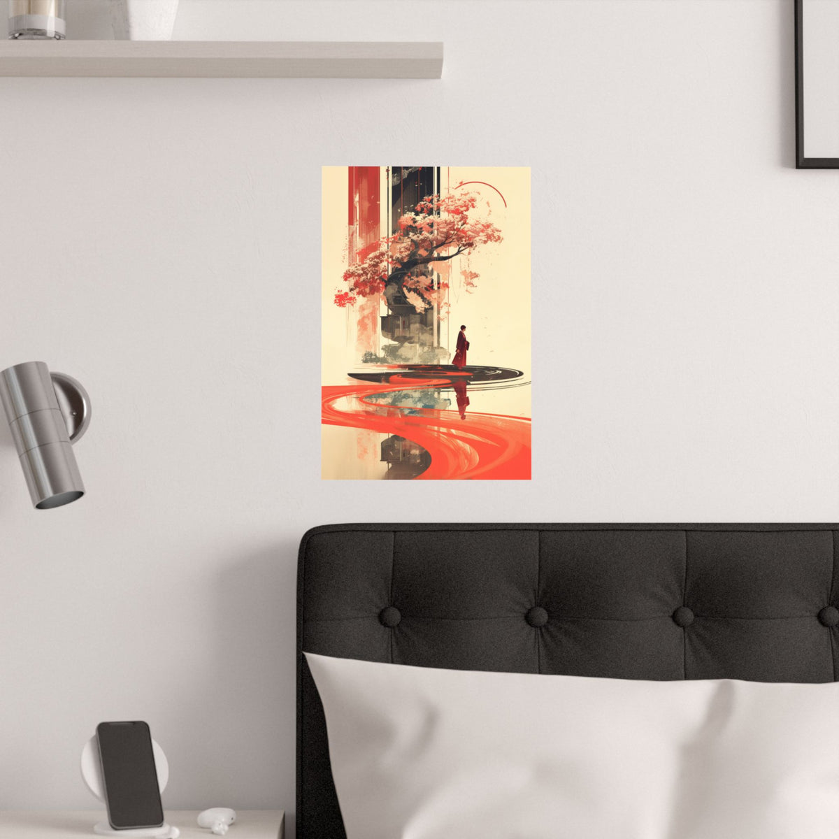 Truth Sincerity - Red Tree Art Anime Poster
