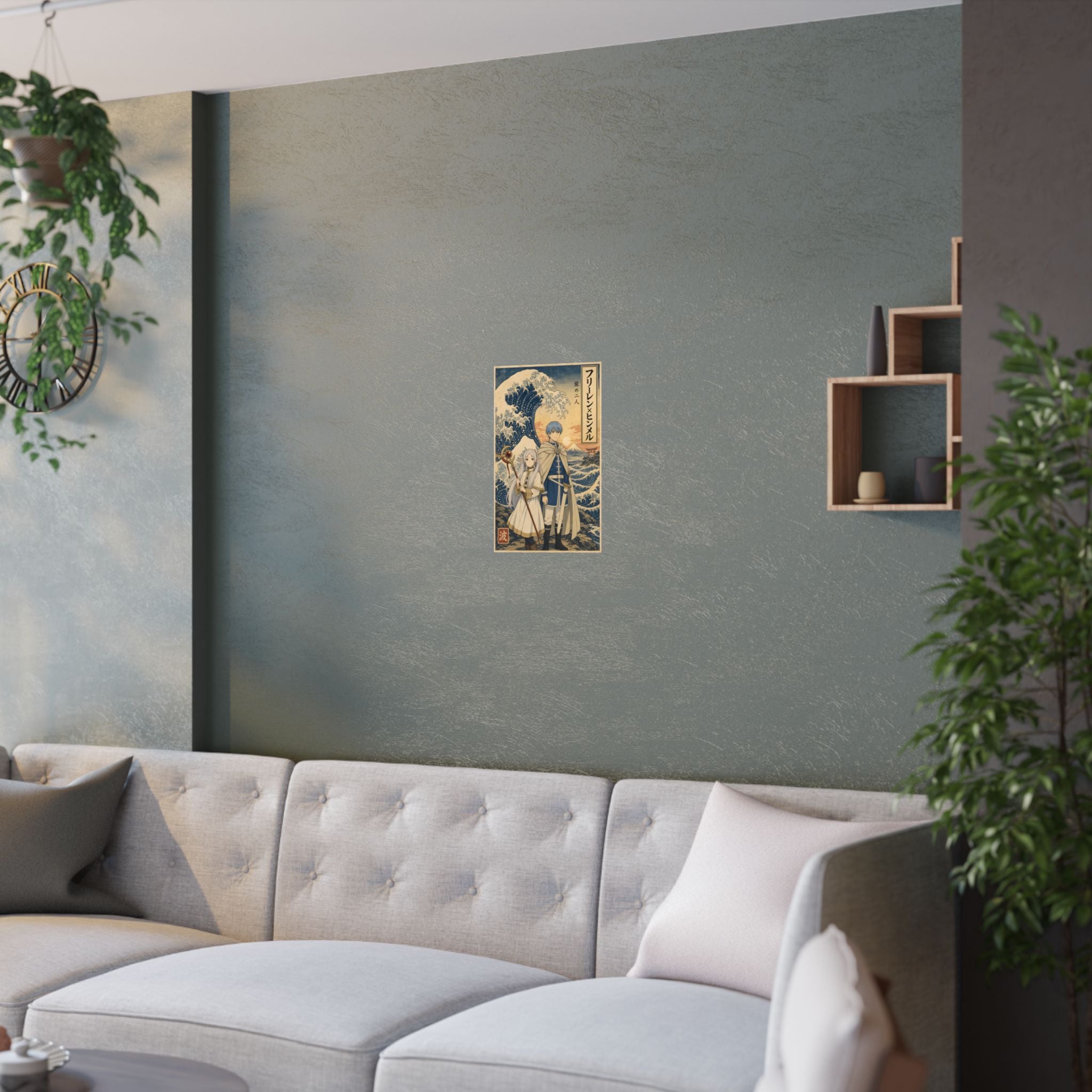 Frieren Fr18 Himmel Ukiyo Wave Anime Poster