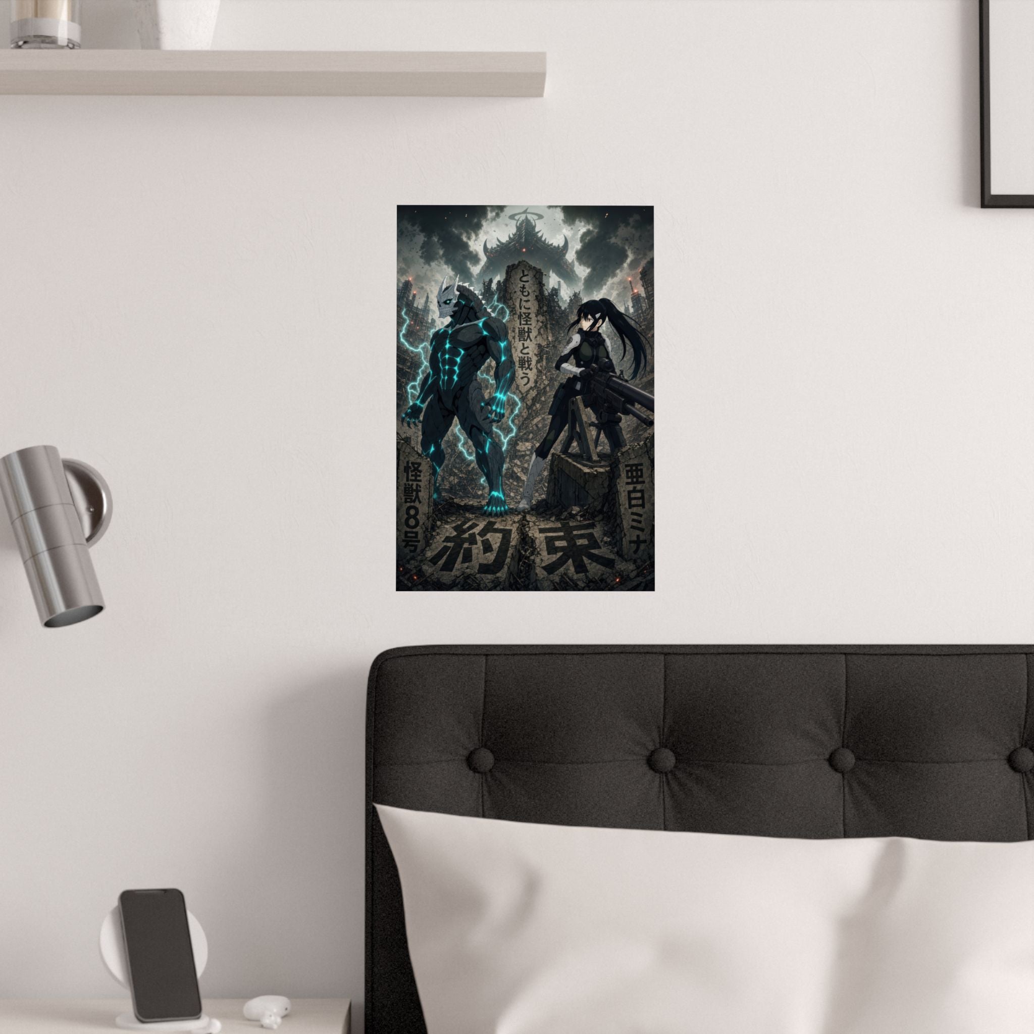 Kaiju No. 8 Kj8 F02 Kafka Mina Side By Side Fandom Canon Anime Poster