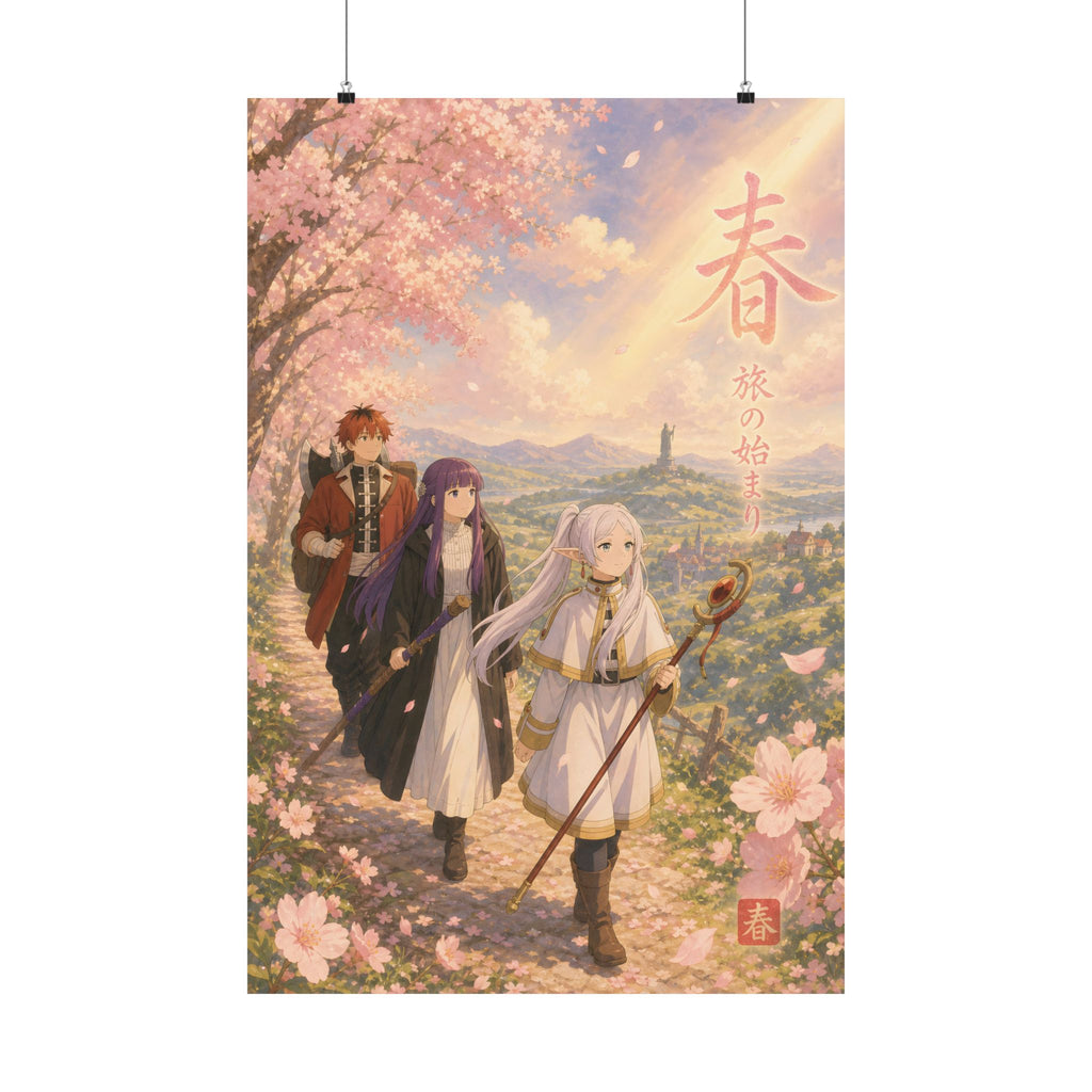 Frieren Fs01 Spring Anime Poster