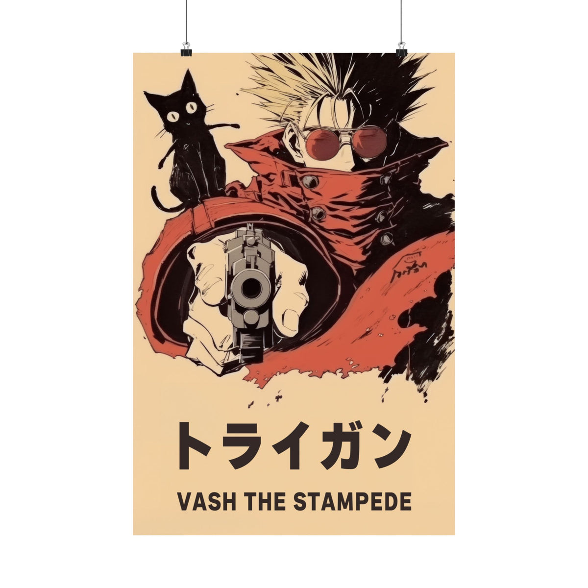Trigun Vash Anime Poster