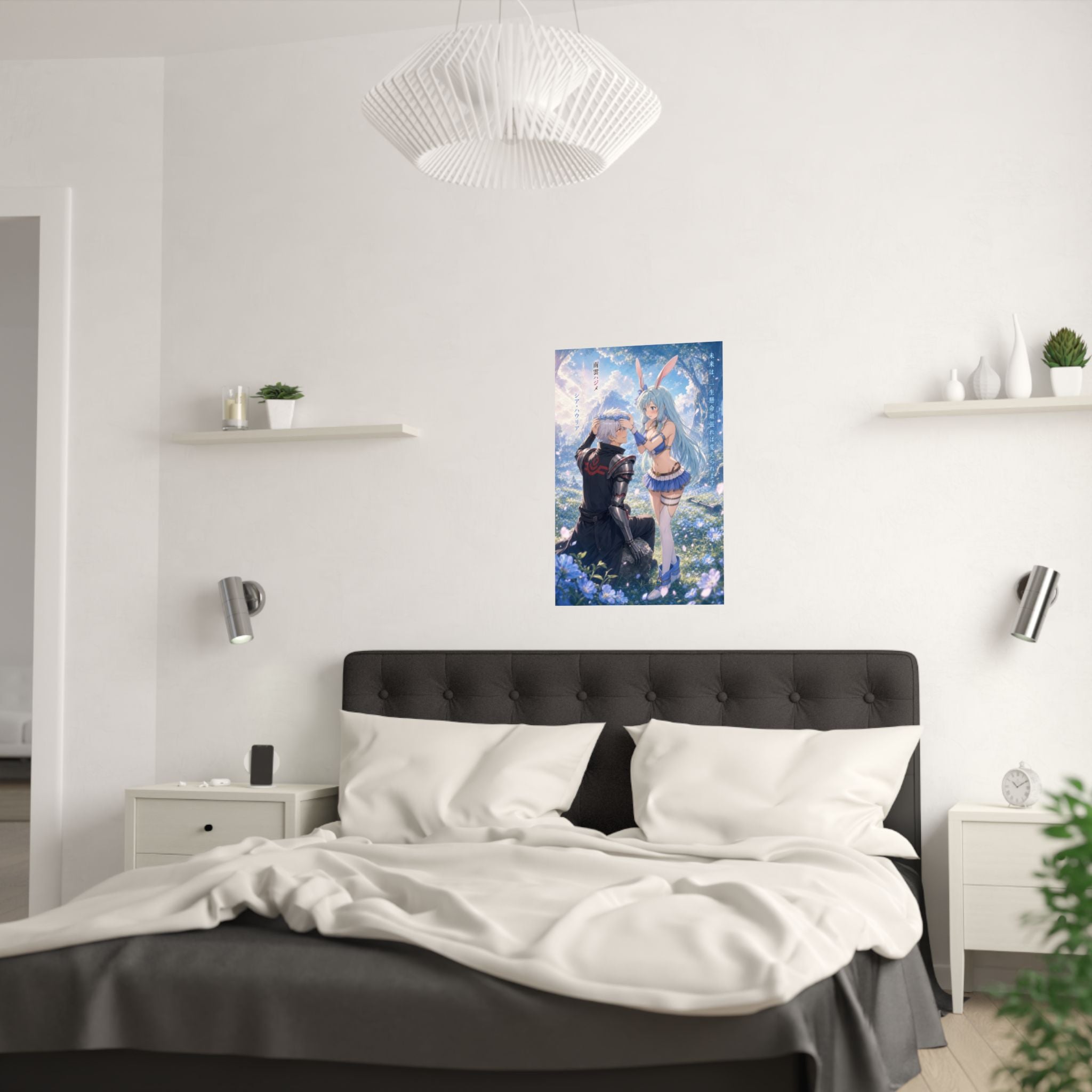Arifureta Romance Plus Hajime Shea Flower Crown Anime Poster