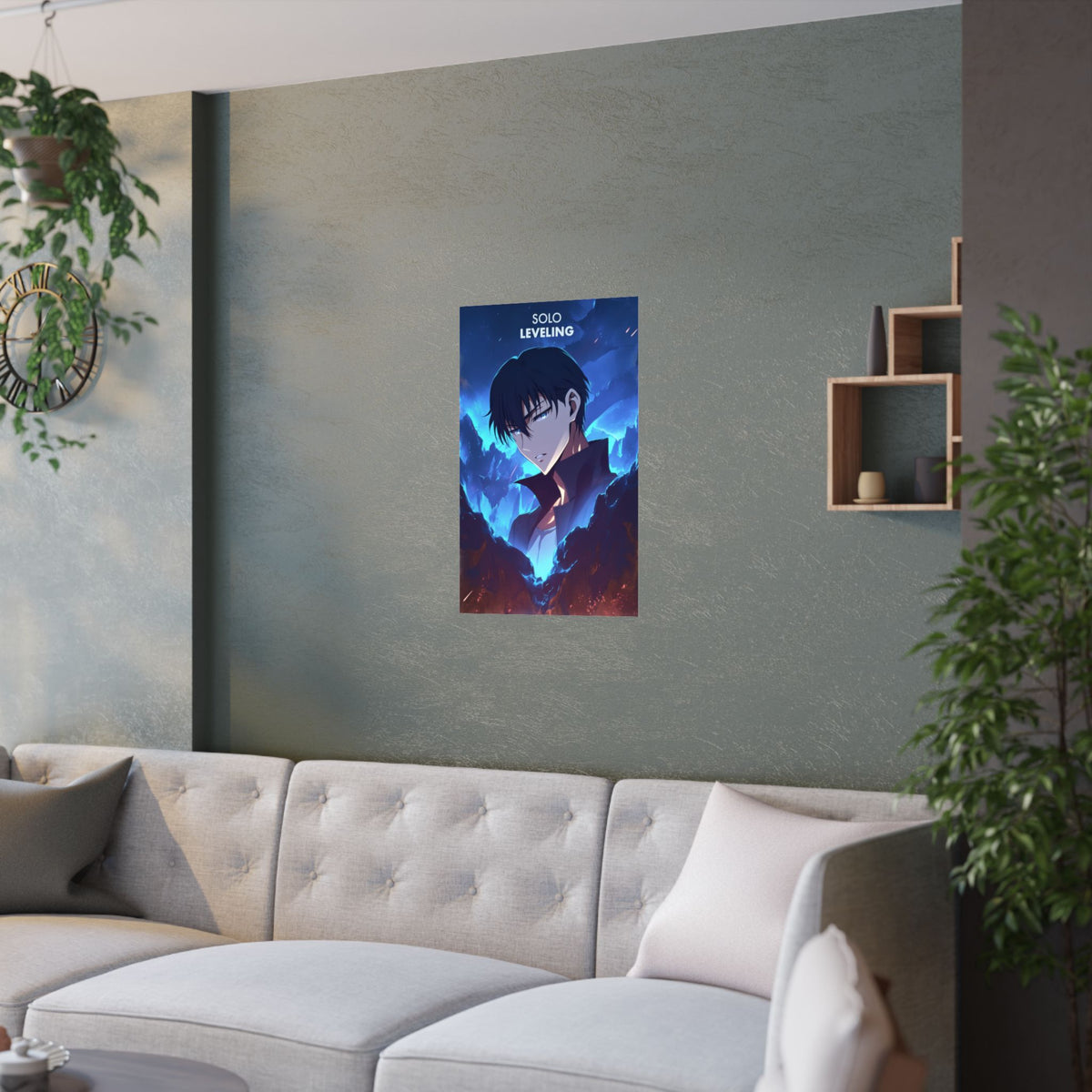 Solo Leveling Jinwoo Anime Poster