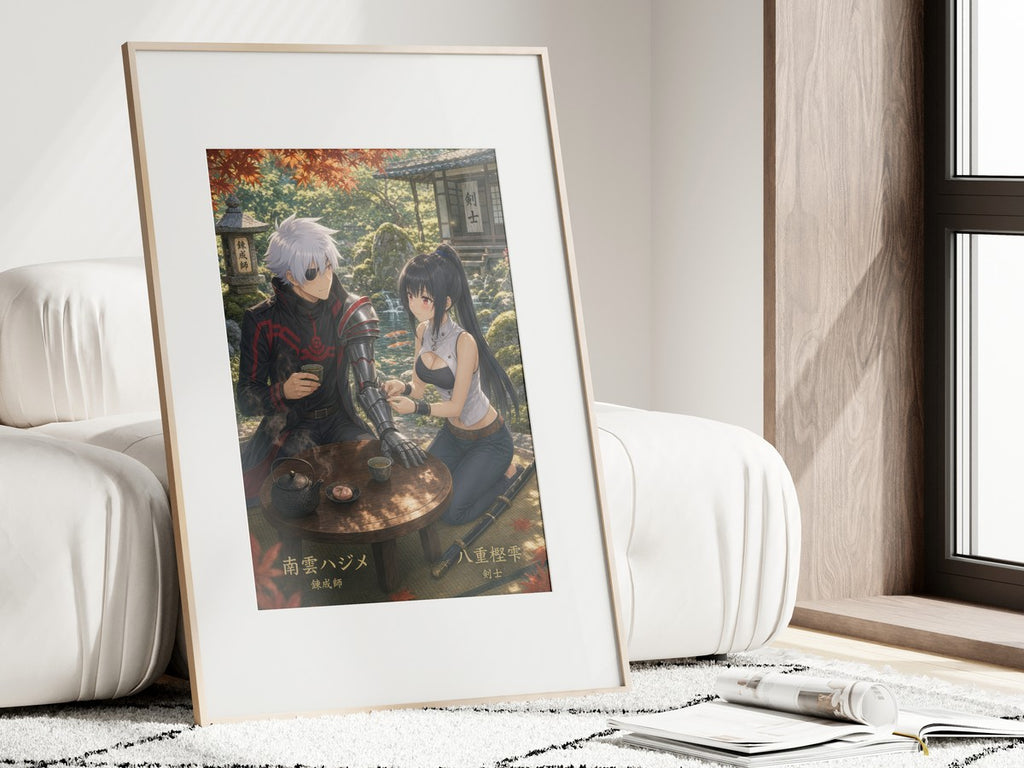 Arifureta Romance Plus Hajime Shizuku Tea Garden Anime Poster