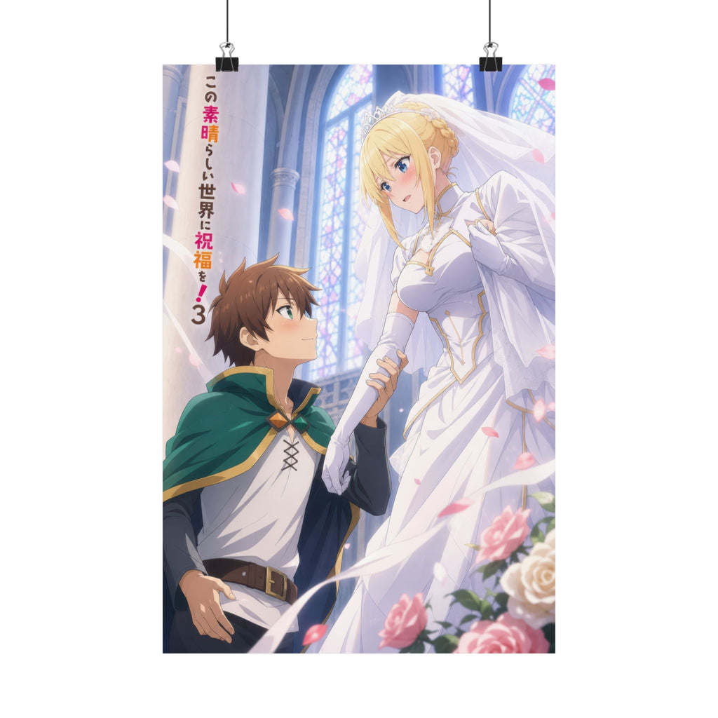 KonoSuba Romantic Duos R11 Darkness Kazuma Altar Anime Poster