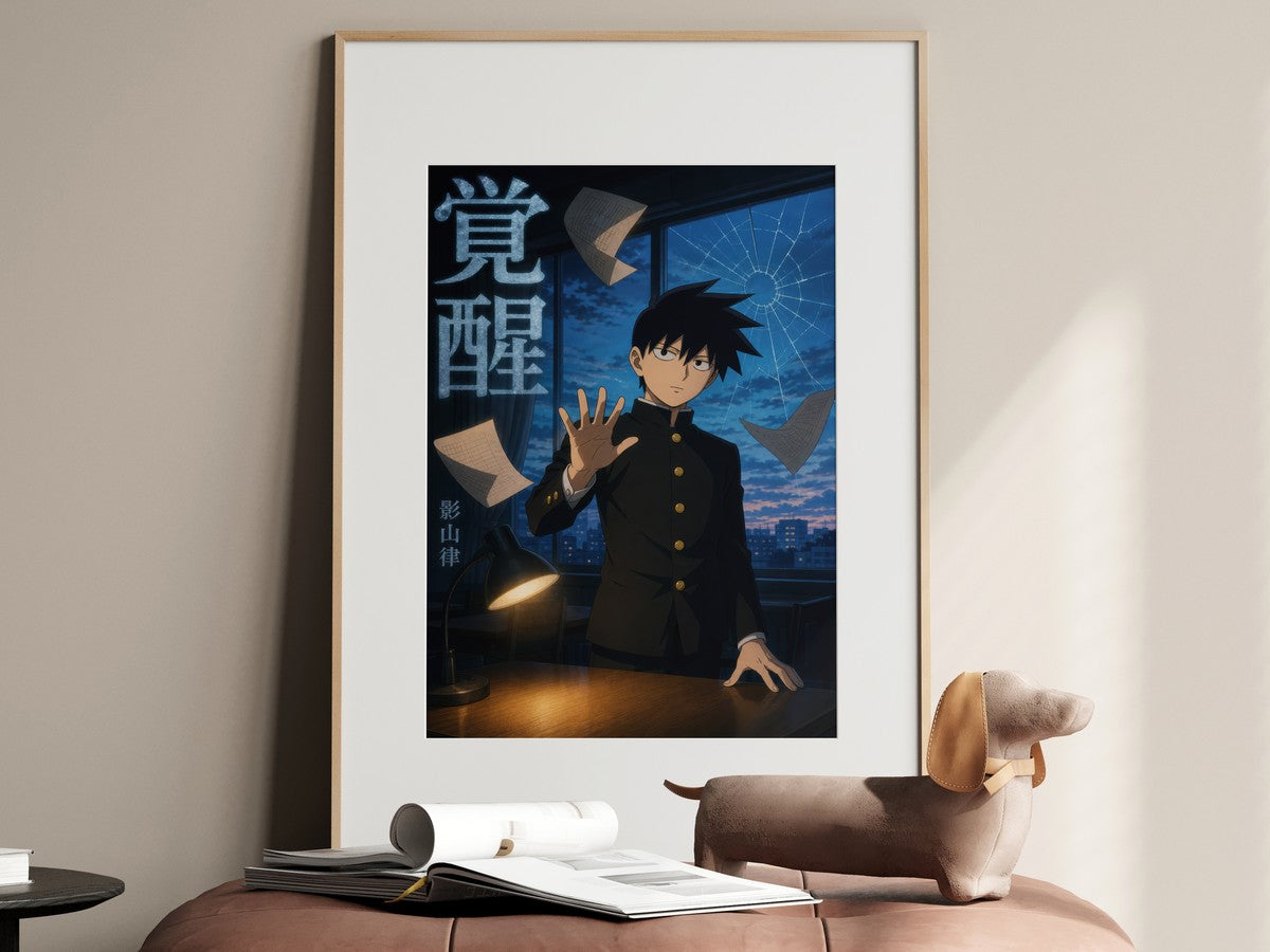 Mob Psycho 100 P08 Ritsu Awakening Anime Poster