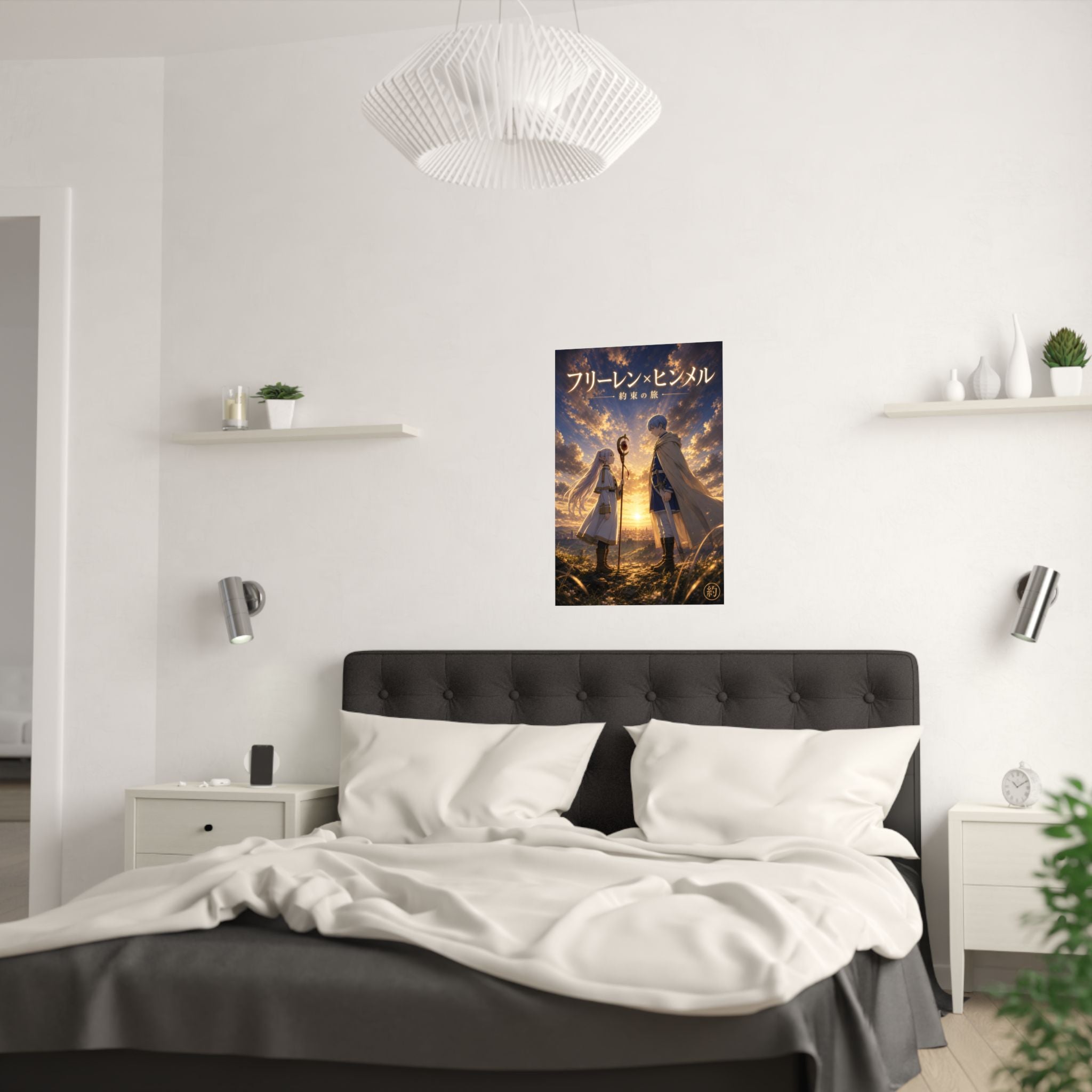 Frieren Fr21 Himmel Cinematic Anime Poster
