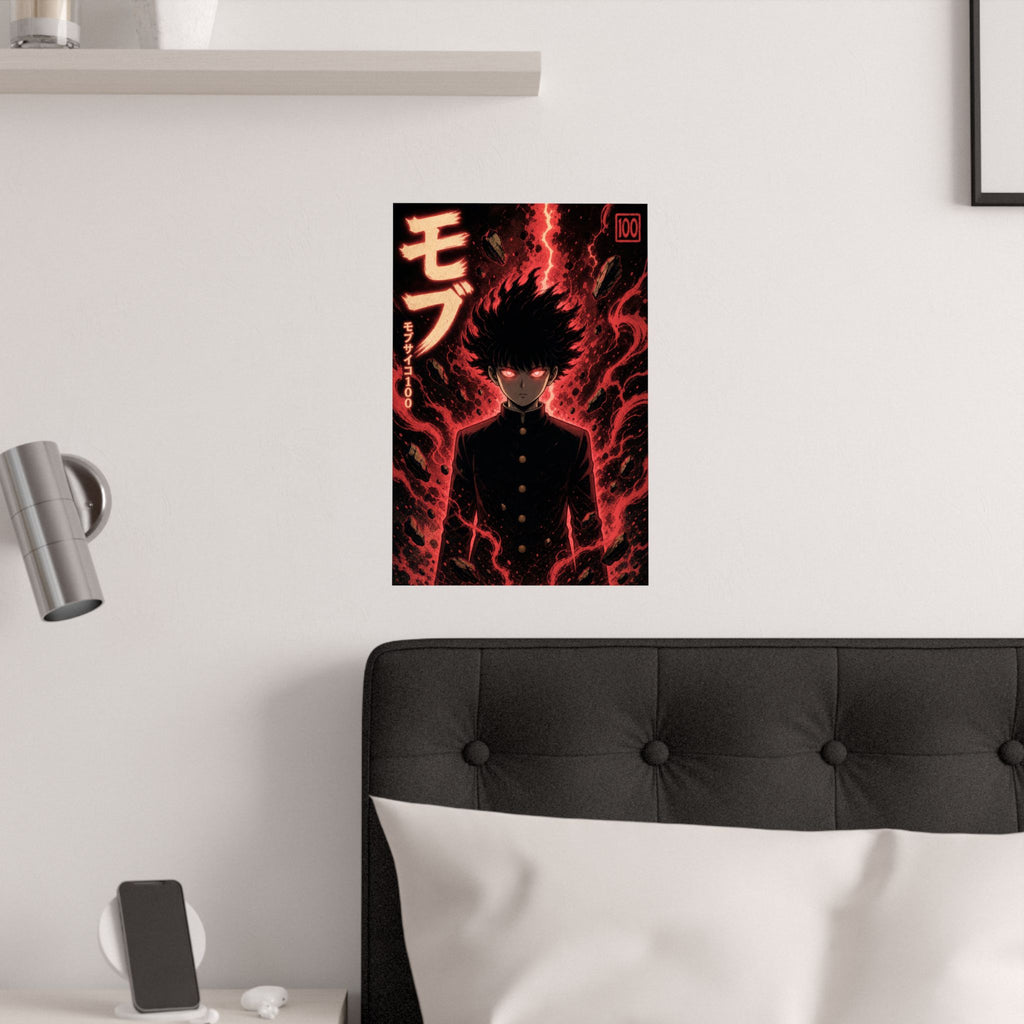 Mob Psycho 100 Mob01 100Percent Dark Pop Anime Poster
